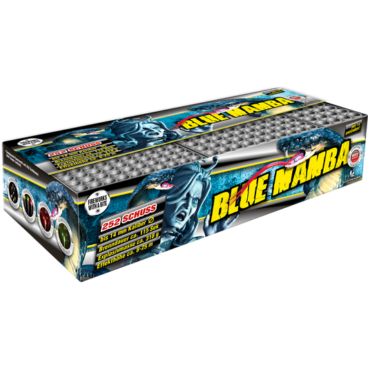 Lesli Blue Mamba Verbundfeuerwerk 14mm