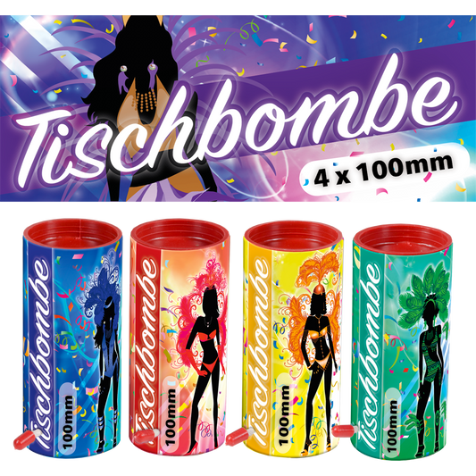 Lesli Tablebomb 10cm 4er Set Jugendfeuerwerk