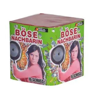 Böse Nachbarin Batterie Feuerwerk