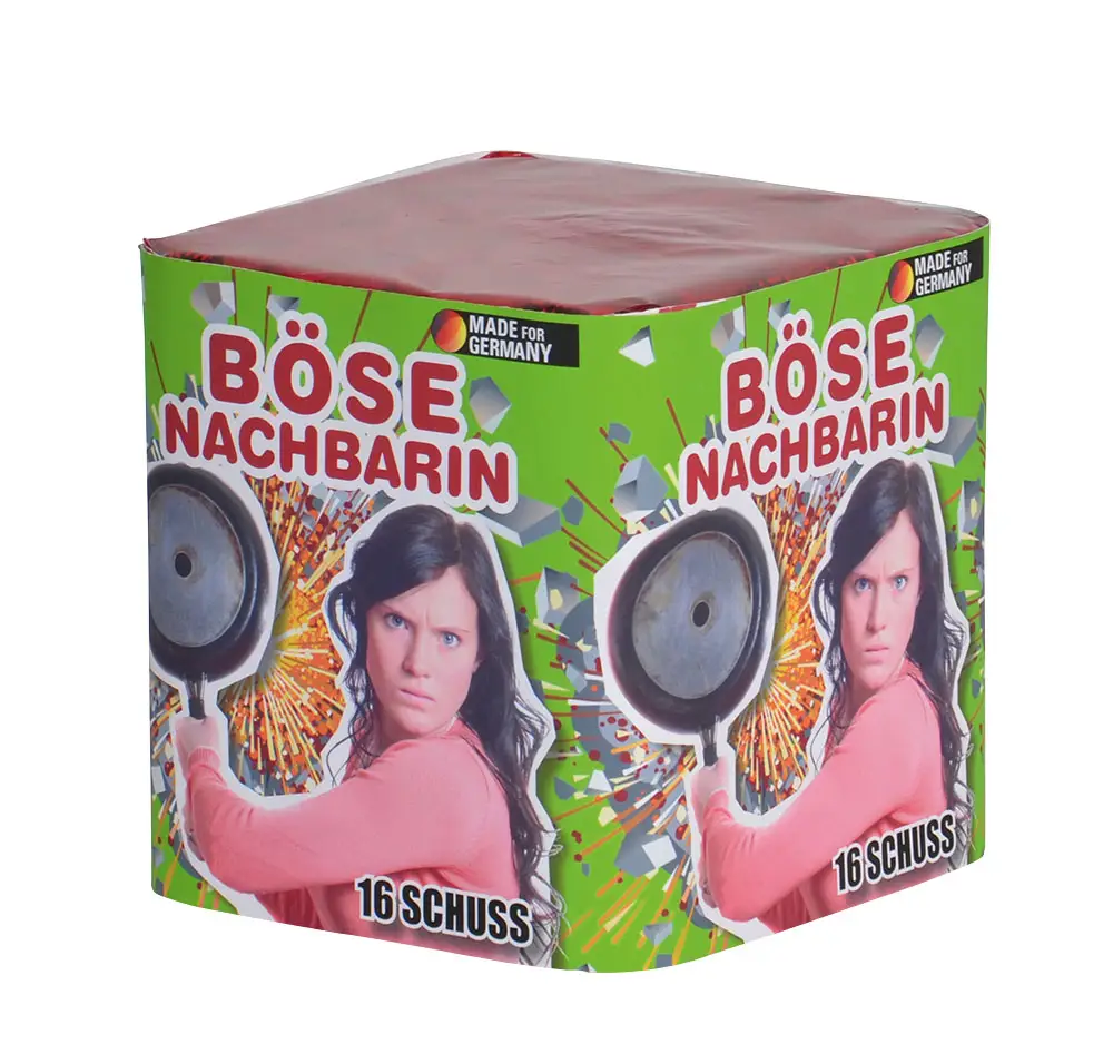 Böse Nachbarin Batterie Feuerwerk