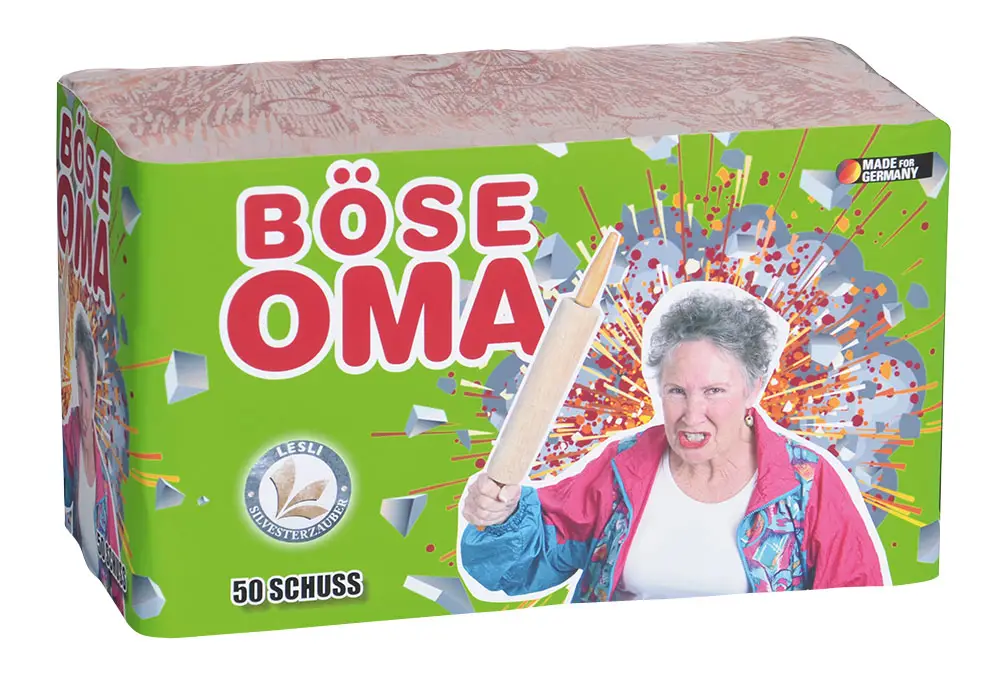 Böse Oma Batterie Feuerwerk