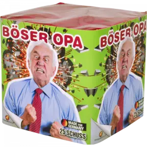 Böser Opa Batterie Feuerwerk