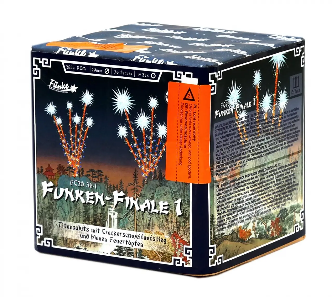 Funken Finale 1 Batterie Feuerwerk