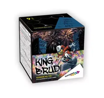 King Brudi Batterie Feuerwerk