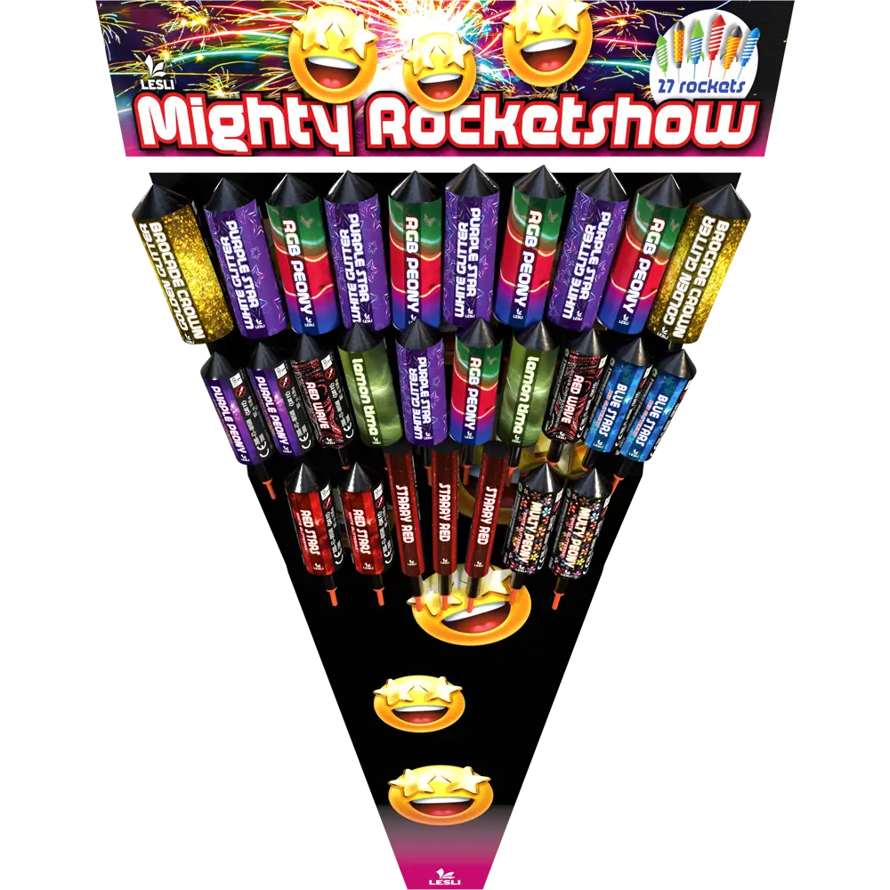 Mighty Rocketshow Silvesterraketen Feuerwerk