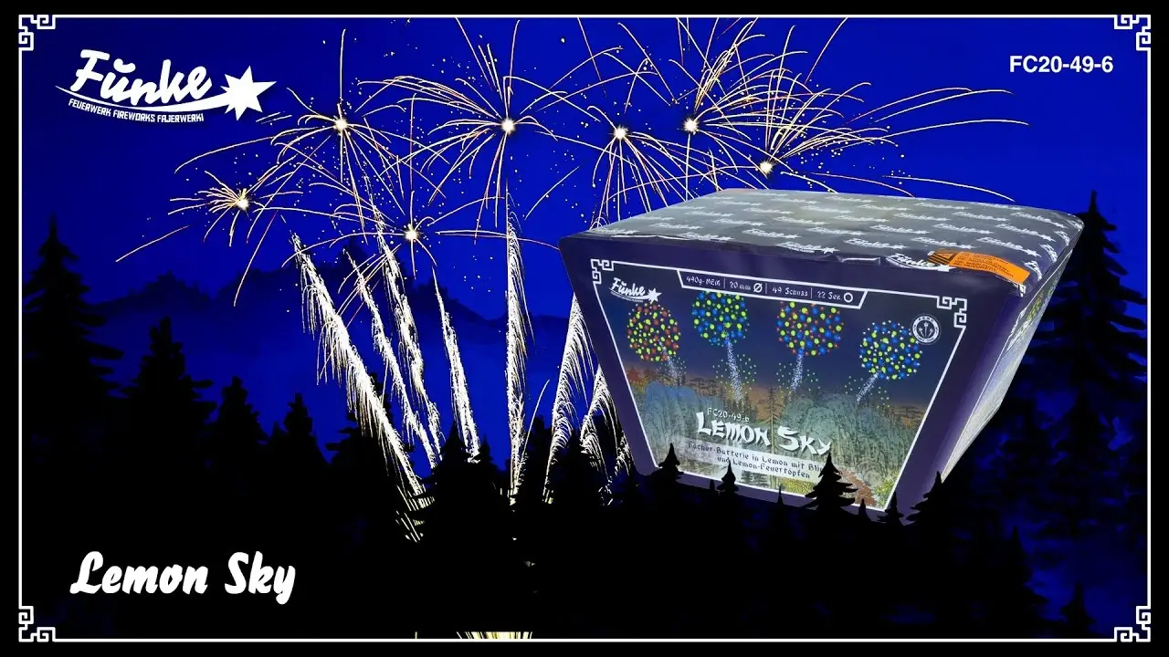 Lemon Sky Batterie Feuerwerk
