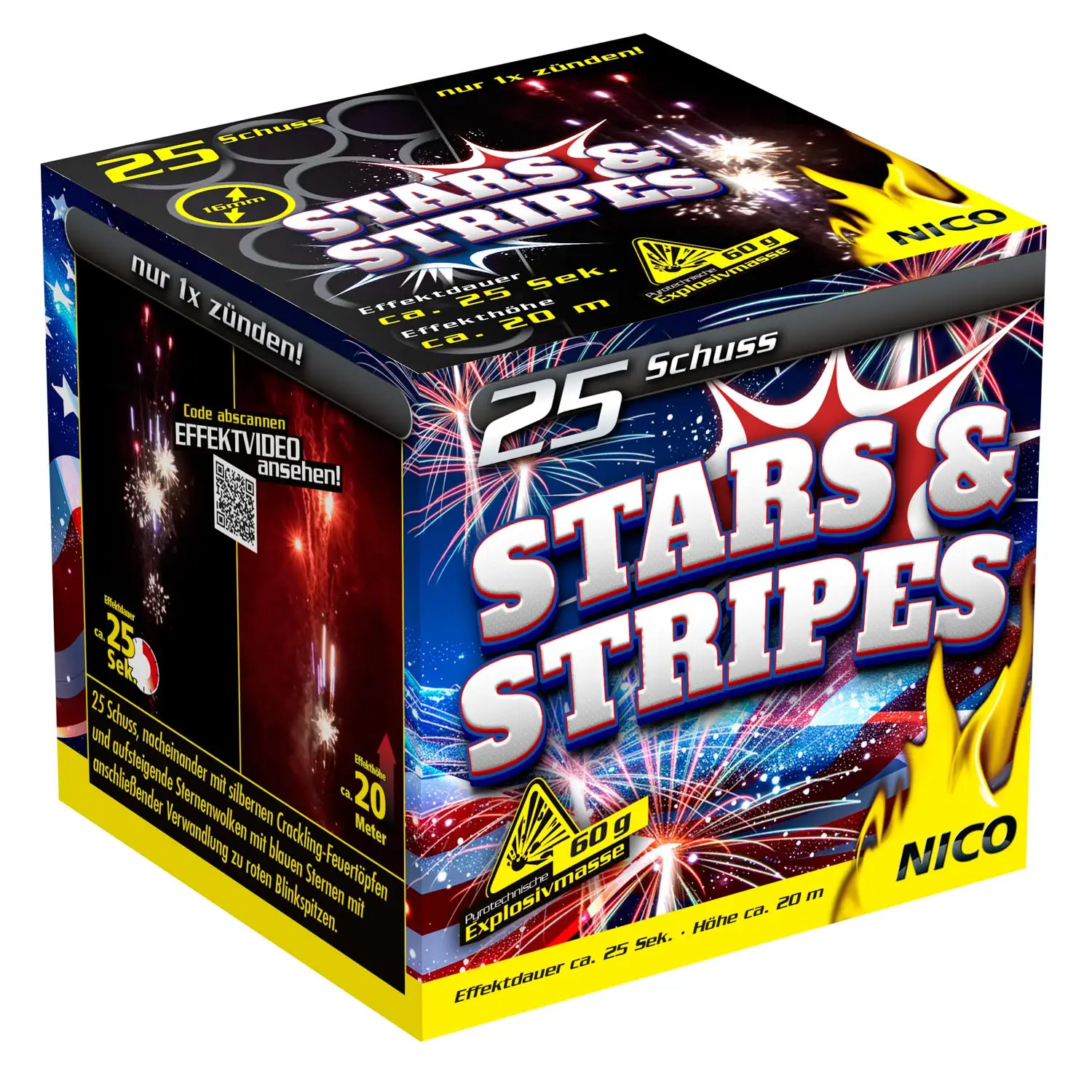 NICO Stars & Stripes 25 Schuss
