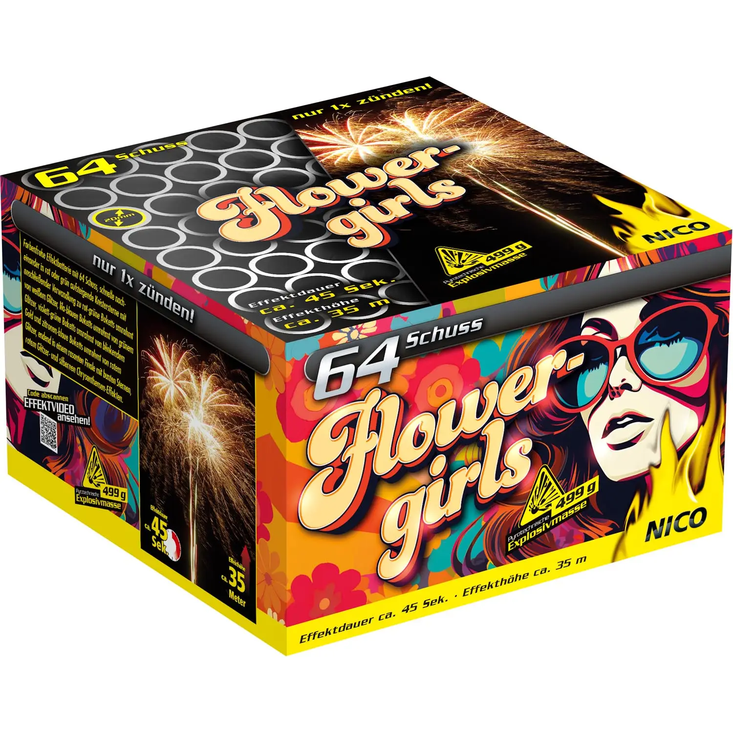 NICO Flower Girls Batterie Feuerwerk