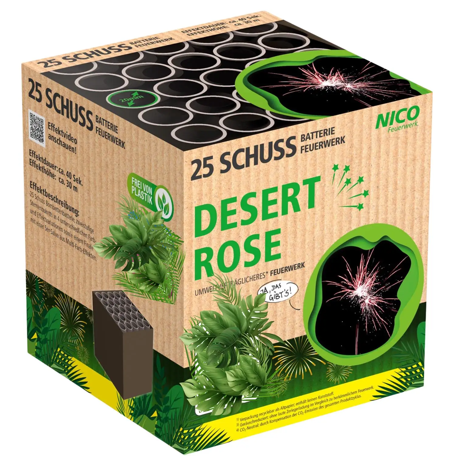 NICO Desert Rose Batterie Feuerwerk