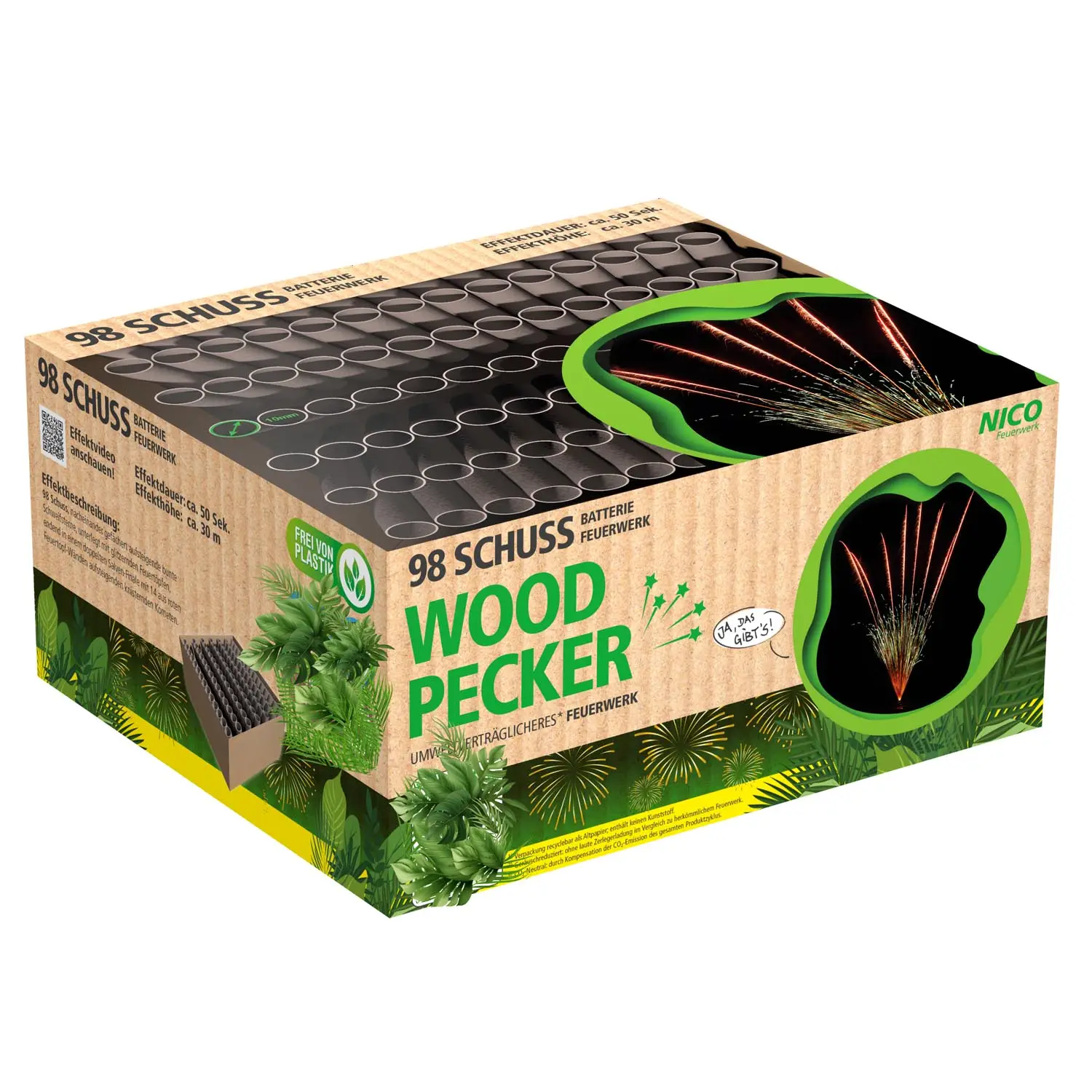 NICO Woodpecker Batterie Feuerwerk