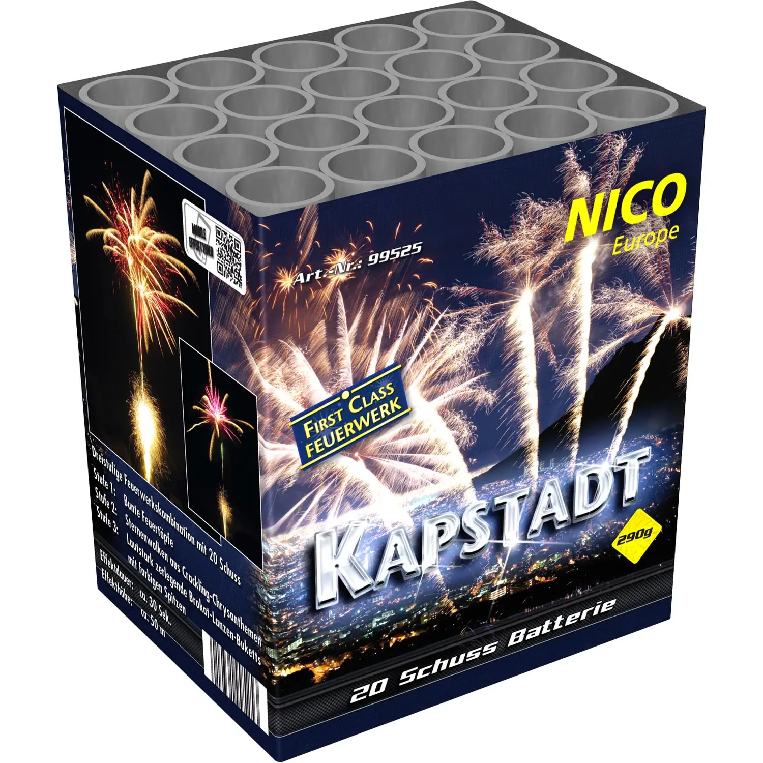 NICO Kapstadt Batterie Feuerwerk