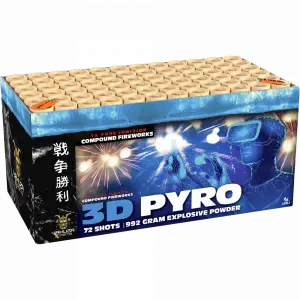 Lesli 3D Pyro Verbundfeuerwerk 25mm