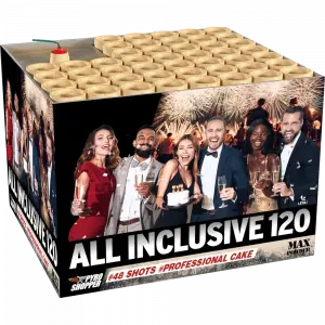 Lesli All Inclusive 120 Verbundfeuerwerk 25mm