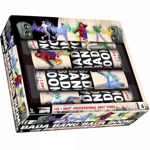 Lesli Bada Bang Bada Boom ! 4er Set - 30mm Knallfeuerwerk